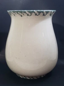 Antik Eisenstein Meister Abfall Slop Glas Topf um 1800 Schwammgeschirr 11 3/4" - Bild 1 von 13