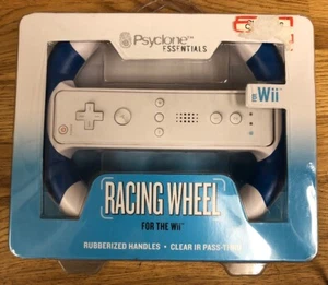 RETRO NIB PSYCLONE RACING WHEEL FOR WII RUBBERIZED HANDLES GAMING ACCESSORY - Picture 1 of 2
