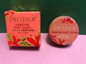 Pacifica Hawaiian Ruby Guava Solid Vegan Perfume Coconut & Soy Wax 0.33oz NEW! - Picture 1 of 6