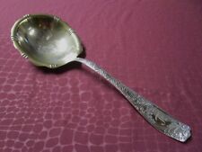 EUDORA 1888 Serving Spoon Towle Silverplate Gilded Engraved Bowl L Monogram    G