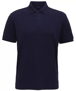 Asquith & Fox Men's Super Smooth Knit Polo AQ005 smart/casual shirt poloshirt - Picture 1 of 1