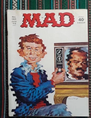 Mad Magazine No. 160 July '73 The Magazine Of The Loud Minority Like New Used NM - Image 1 of 2