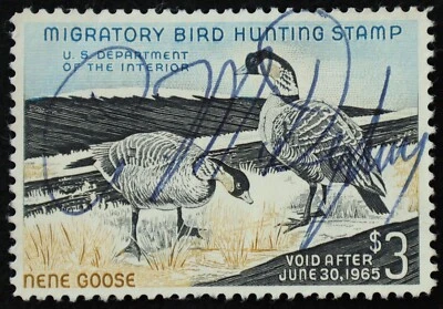 U.S. Used Stamp Scott #RW31 $3 Federal Duck Hunting. VF - XF. Choice! - Image 1 of 2