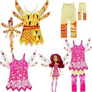 Hose Fasching Kostüm Karneval Cosplay 2pcs/set Kinder Mädchen Mia and Me Kleid