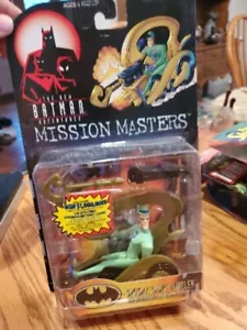 VINTAGE 1999 Hasbro Riddler Rumble Ready Batman Adventures Mission Masters - Foto 1 di 2