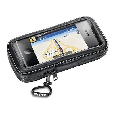 CUSTODIA PER TELEFONO CELLULARE DA 4,7 POLLICI PER SCOOTER MANUBRIO NON TUBOLARE - Immagine 1 di 3