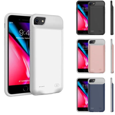Battery Charger Case For iPhone 6S 7 8 Plus X XR XS Max SE2 3 Power Bank 8000mAh - Image 1 of 4