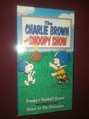 The Charlie Brown And Snoopy Show Vol 6 VHS Snoopy's Football Career RARE - Image 1 of 4