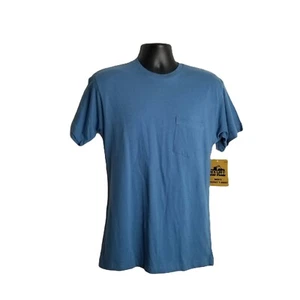 Old Mill Pocket T Shirt Mens Size M Blue Heaven Cotton NEW Basic Casual Workwear - Picture 1 of 7