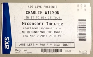 CHARLIE WILSON - 3/9/2017 - Microsoft Theater - Los Angeles, CA - Picture 1 of 2