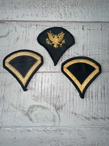Lote De Colección De 3 Parches Insignias Especialista Del Ejército De Estados Unidos Rango Emblema De Águila - Imagen 1 de 9