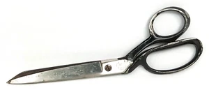 MCM Industrial Dressmaker Shears Wiss Trimline Black & Silver Made In USA 1960s - Picture 1 of 7