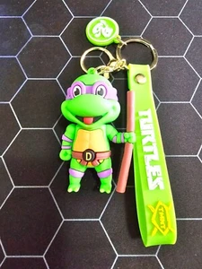 DONATELLO TEENAGE MUTANT NINJA TURTLES TMNT SERIES 1 OF 3 KEYCHAIN KEYRING * - Picture 1 of 1
