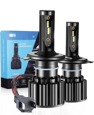 Kit de haz alto LED H4 haz bajo Canbus 16000 lúmenes para Fiat Panda Punto Evo Foto 1 de 2