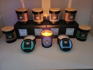 7 Unzen Ananas Kokosnuss Hand gegossen Duft Soja Glas Kerze - Bild 1 von 1