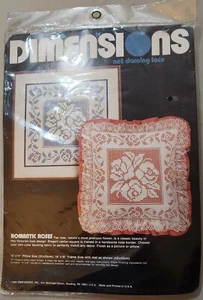 Vintage Dimensions Romantic Roses New Darning Lace Kit ~ 1984 - Picture 1 of 2