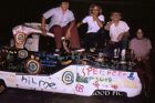 #J88 - d Vintage 35mm Slide Photo- Boys on a Weird Painted Car-  1973
