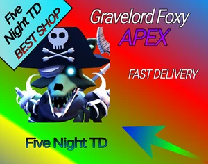 Roblox Five Nights TD Shiny Gravelord Foxy ! ! BEST OFFER ! FAST! - Zdjęcie 1 z 1