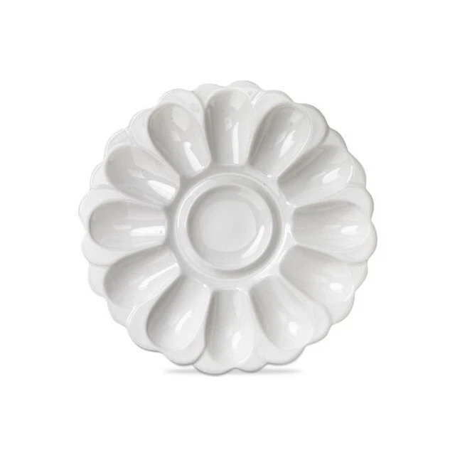 TAG Blossom Egg Platter- White (G17974) - Image 1 of 1