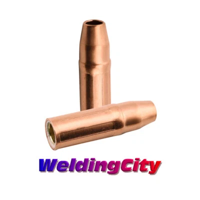 Boquilla de pistola de soldadura WeldingCity® 2 paquetes MIG 23-50 (1/2") para Tweco Lincoln 200-400A Foto 1 de 4