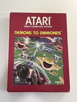 Demons To Diamonds Atari 2600 Complete in Box With Manual & Atari Catalog - Image 1 of 3