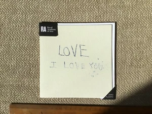 Tracey Emin Print Card RA Royal Academy Love I Love You Reincarnation, 2005 - Picture 1 of 2