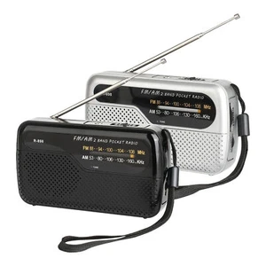 Radio transistor Batería Operada de bolsillo FM Radio Batería - Imagen 1 de 10