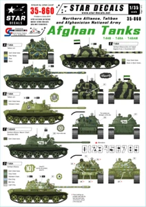 Star Decals 1/35 Afghan Tanks (T-54B T-55A T-55AM) Decals 35860 x - Bild 1 von 2