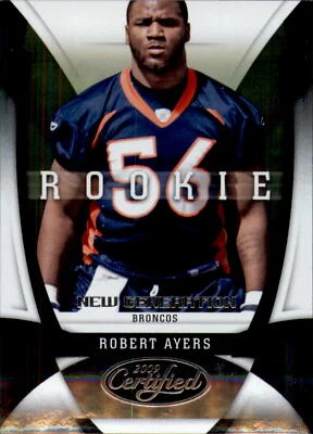 2009 Certified #191 Robert Ayers RC Rookie Card /749  - Image 1 of 2