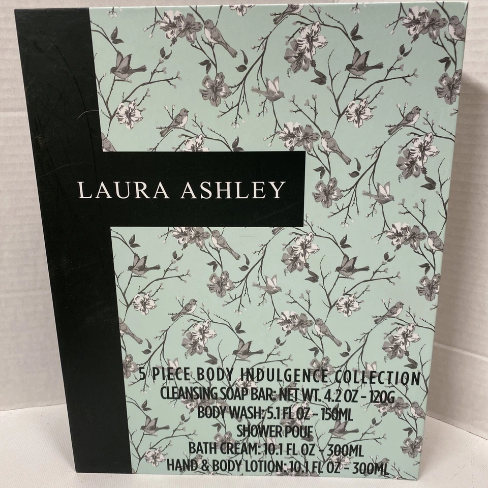 Laura Ashley White Gardenia Juego de 5 piezas Loción Gel de Ducha Jabón Crema Corporal NUEVO Foto 1 de 4