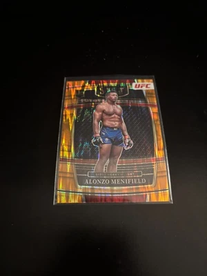 Alonzo Menifield 2022 Panini Select UFC Concourse RC Orange Flash Prizm 4 - Image 1 of 2