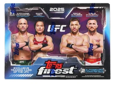 Estuche sellado de 8 cajas Topps UFC FINEST HOBBY 2025  Foto 1 de 4