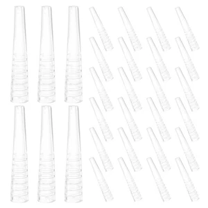  100 PCS Transparent Tweezers Tip Caps Accessories Silicone Protective Case - Picture 1 of 12