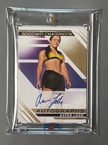 ASPEN LADD 💎AUTHENTIC ✨ROOKIE✨ AUTOGRAPHED CARD. (HARD SIGNED) UPPER DECK - Picture 1 of 2