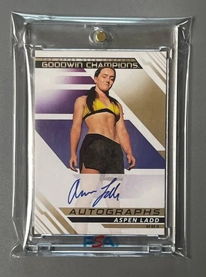 ASPEN LADD 💎AUTHENTIC ✨ROOKIE✨ AUTOGRAPHED CARD. (HARD SIGNED) UPPER DECK - Image 1 of 2