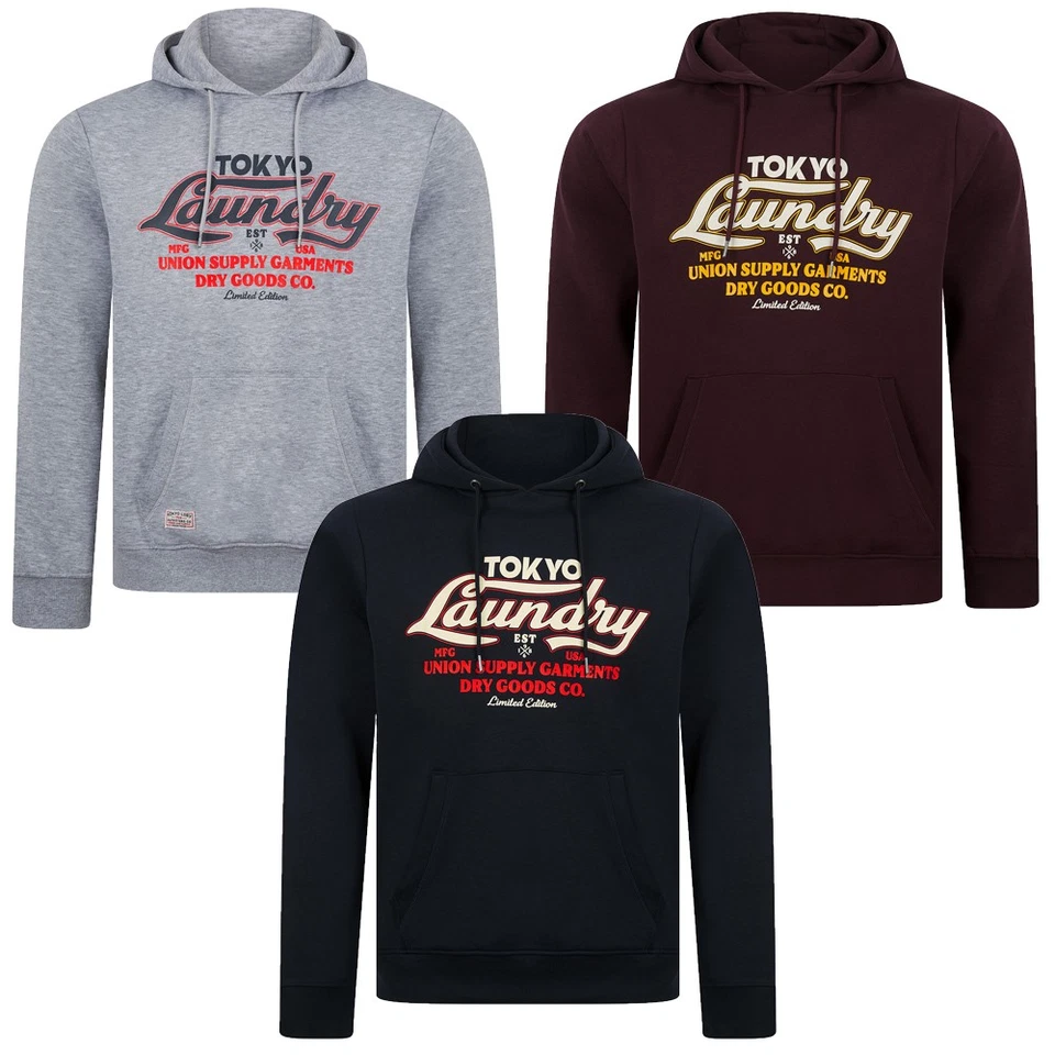 Tokyo Laundry Suéter con Capucha Estampado Gráfico Pullover Sudadera con Capucha Sudadera Top Foto 1 de 1