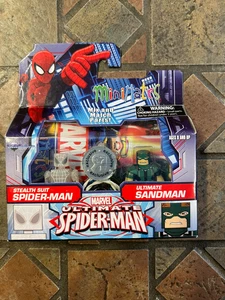 Marvel Minimates ULTIMATE STEALTH SUIT SPIDER-MAN & SANDMAN TRU Exclusivo - Imagen 1 de 1