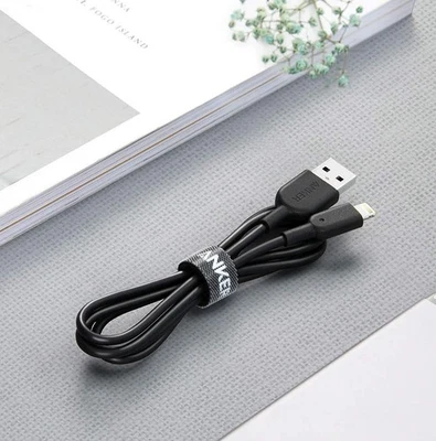 Anker Cable 3FT Black Compatible W Apple iPhone 11 12 13 14 Charge MFi-Certified - Image 1 of 4