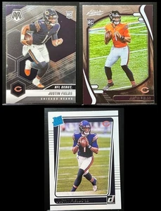 3 x Justin Fiels RC 2021 Donruss #253, Mosaic #242 & Absolute #108 - Picture 1 of 7