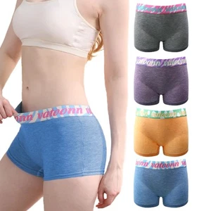 Womens Boxer Briefs Boy Shorts Underwear for Women Full Coverage Soft Stretch... - Picture 1 of 6