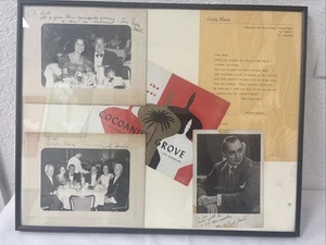 Freddy Martin Signed 4 Autographed Vintage AUTO Signature ORCHESTRA - Picture 1 of 7