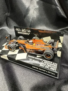 Minichamps 1/43 - Orange Arrows A22 2001 J. Verstappen GP Monte Carlo USA Box - Picture 1 of 8