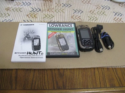Lowrance iFINDER Hunt C Hunting Handheld GPS W/ Car Charger and Booklet/ DVD - Image 1 of 3