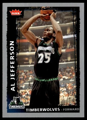 2008-09 Fleer Al Jefferson Minnesota Timberwolves #185 - Image 1 of 2