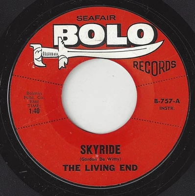 THE LIVING END Skyride/Jumpin' At The Lion's Gate R&B SOUL 1966 45RPM - Image 1 of 2