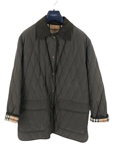 Burberry Classic giaccone trapuntato, imbottito con fodera check - Verde - Foto 1 di 10