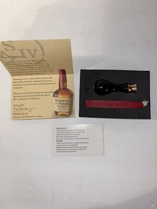 Kit de sellos de whisky bourbon MAKERS MARK juego de sellos de cera y metal sin usar - Imagen 1 de 7