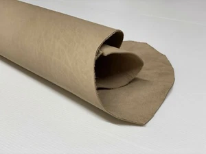 UNDYED CALFSKIN CALF cow Veg tan Crust Leather vegetable tanned 1.2mm 14+sqf - Picture 1 of 8