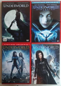 UNDERWORLD + IL RISVEGLIO + EVOLUTION + RIBELLIONE DEI LICANS 4 DVD EX NOLEGGIO - Foto 1 di 2