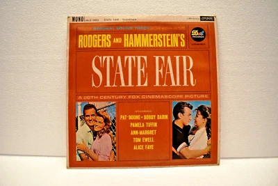 Rodgers & Hammerstein's State Fair LP Soundtrack 1962 London Records Mono Rare - Image 1 of 4